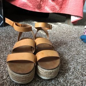 Patrizia Tan Platform Leather Sandal